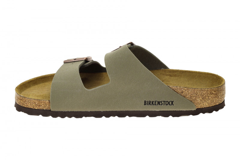 Birkenstock Arizona Pantolette grau stone NORMAL-WEIT 151211