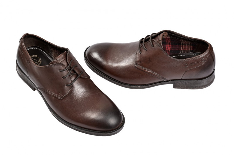 Clarks Goby Walk Schuhe in dunkelbraun 20355032