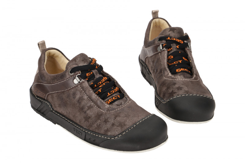 Eject Puzzle Schuhe braun silber 20234
