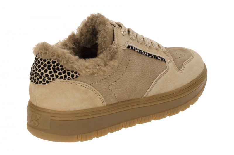 Paul Green Schuhe Sneaker beige braun Leo Warmfutter 5369