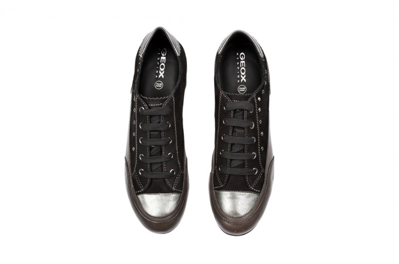 Geox New Moena Schuhe in schwarz dunkelgrau
