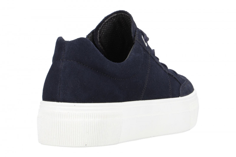 Legero Lima Plateau Schuhe blau Velour