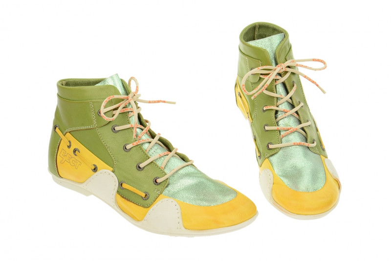 Eject Sayaka Stiefelette gelb grün mix 16154