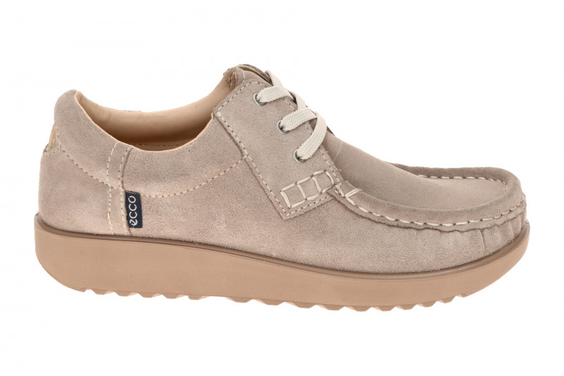 Ecco Joke Schuhe hellgrau Mokassin 320003