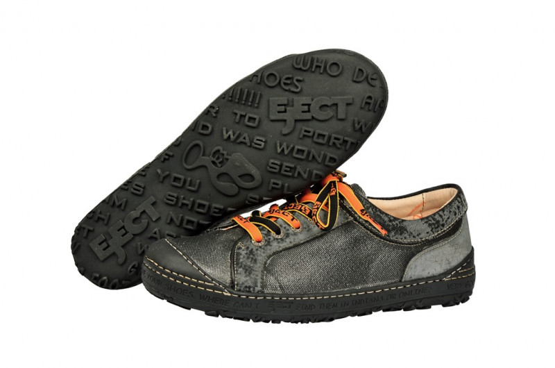 Eject Dass Schuhe schwarz silber-grau Gr 38 - 15736.3