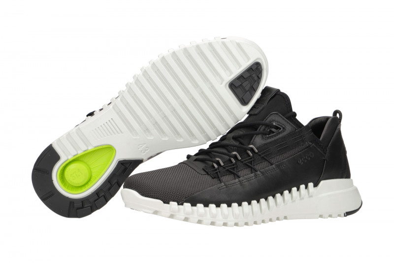 Ecco Zipflex Schuhe schwarz Herren Sneakers 803734