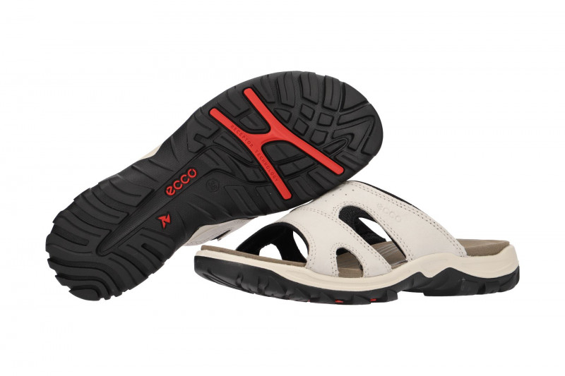 Ecco Offroad Damen Pantolette hell-grau