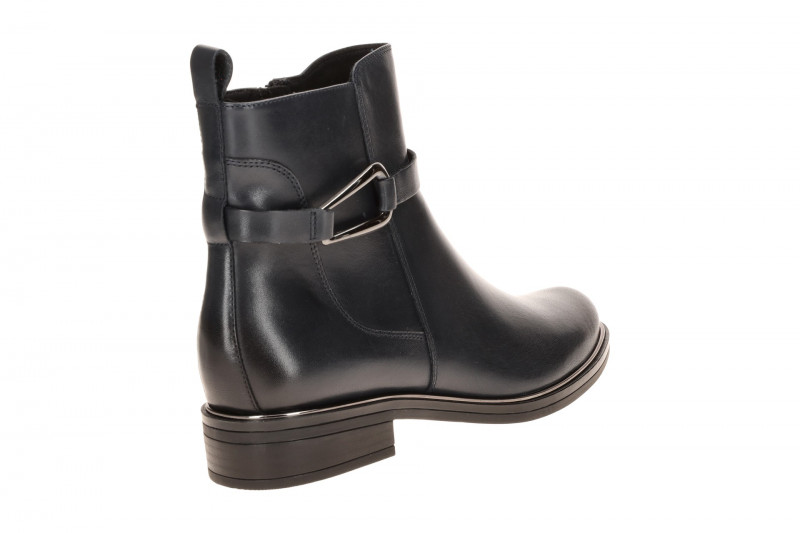 Caprice Stiefelette Ankle Boot blau ocean glänzend 25312-45