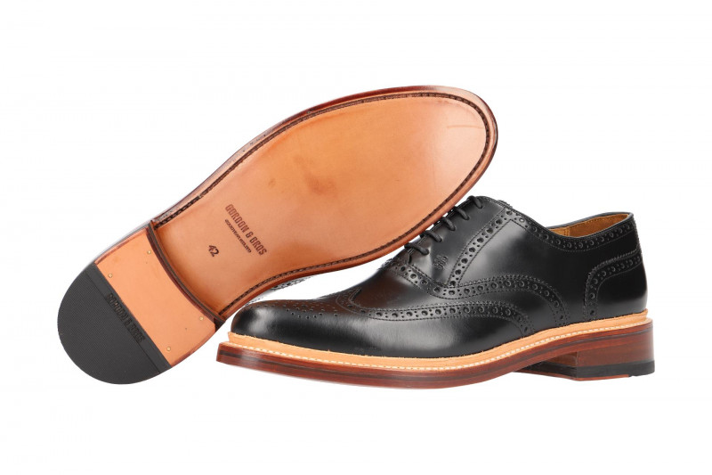 Gordon & Bros Levet Schuhe schwarz Rahmengenäht 2506