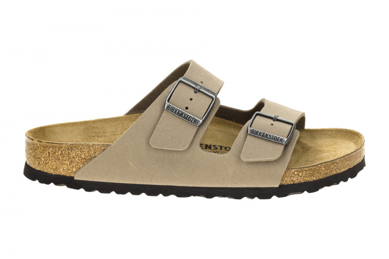 Birkenstock Arizona BS Pantolette grau taupe Normal Weit 1032019