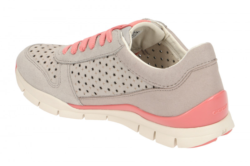 Geox Sukie Schuhe grau pink D52F2A