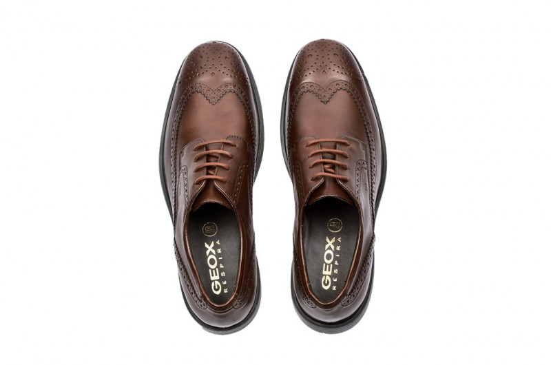 Geox Dublin Schuhe cognac braun U34R2B 00043 C6001