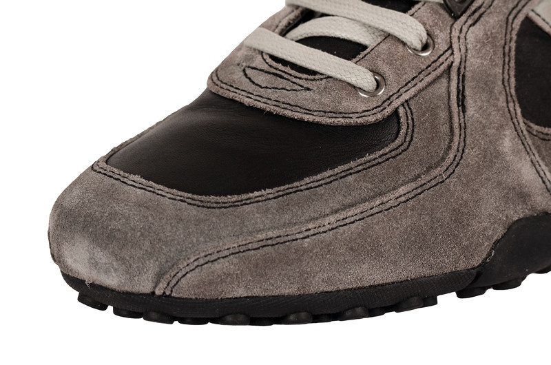 Geox Snake A Schuhe grau schwarz U2407A