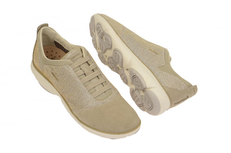 Geox Nebula Schuhe beige Glitter