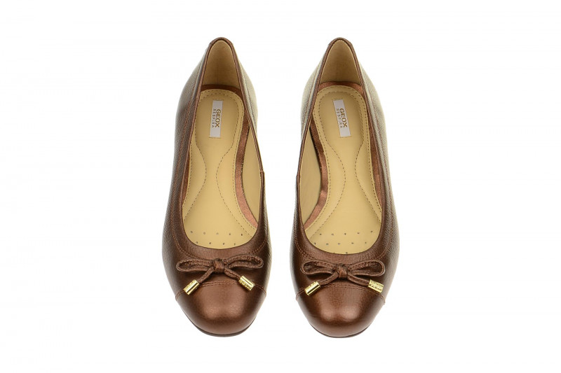 Geox Respira Lola A Ballerina in kupfer braun