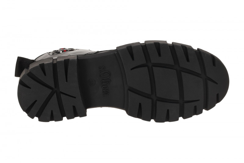 s.Oliver Stiefeletten Damen Boots schwarz dünn gefüttert 5-25210