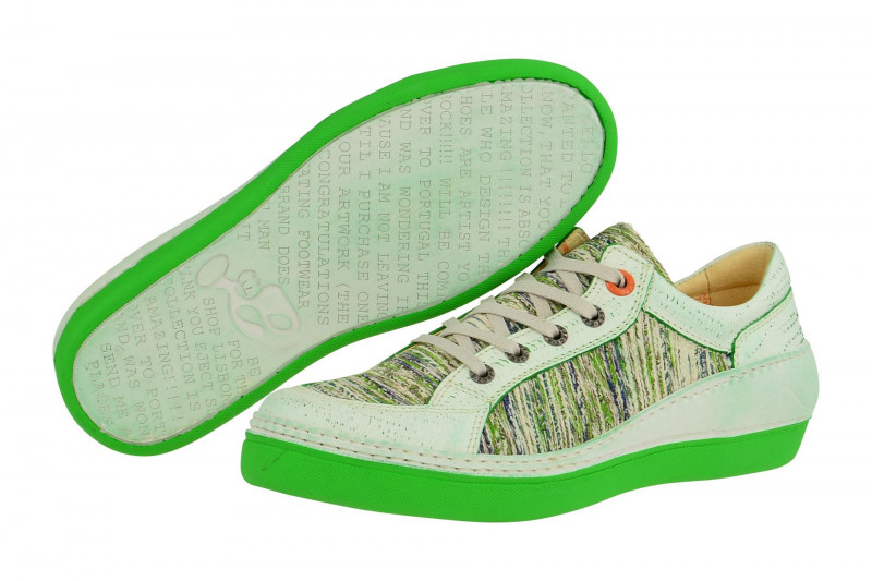 Eject Feeling Schuhe weiß grün Damen