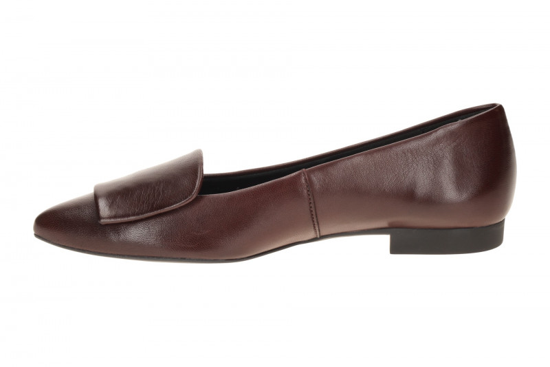Paul Green Ballerinas dunkelrot wine Leder-Kappe 3792