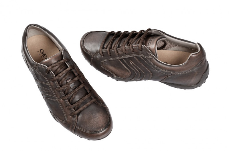 Geox Snake F Schuhe in dunkelbraun U3407F