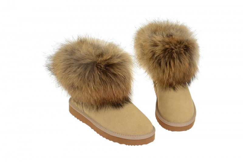 Oog Stiefel beige B054 08450