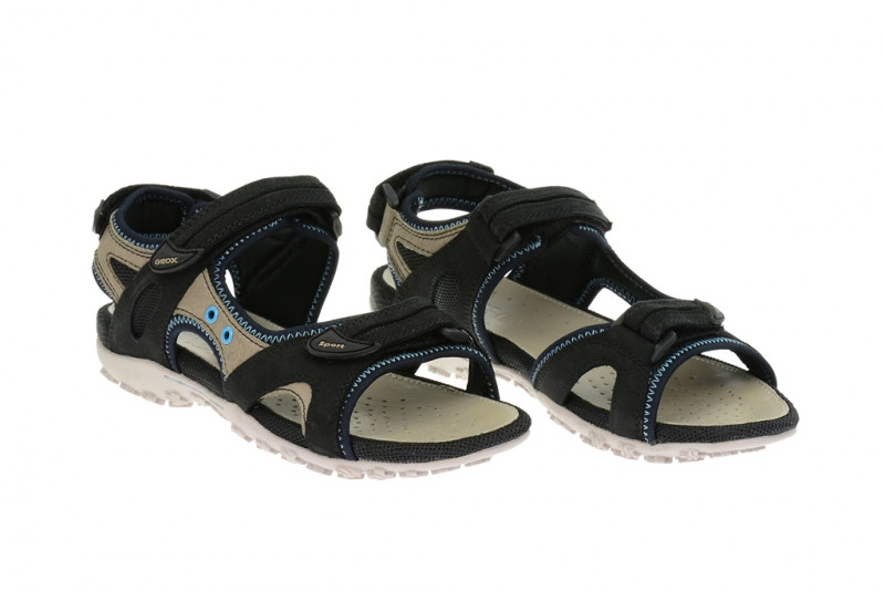 Geox Sand.Strel Sandale schwarz - D3225B