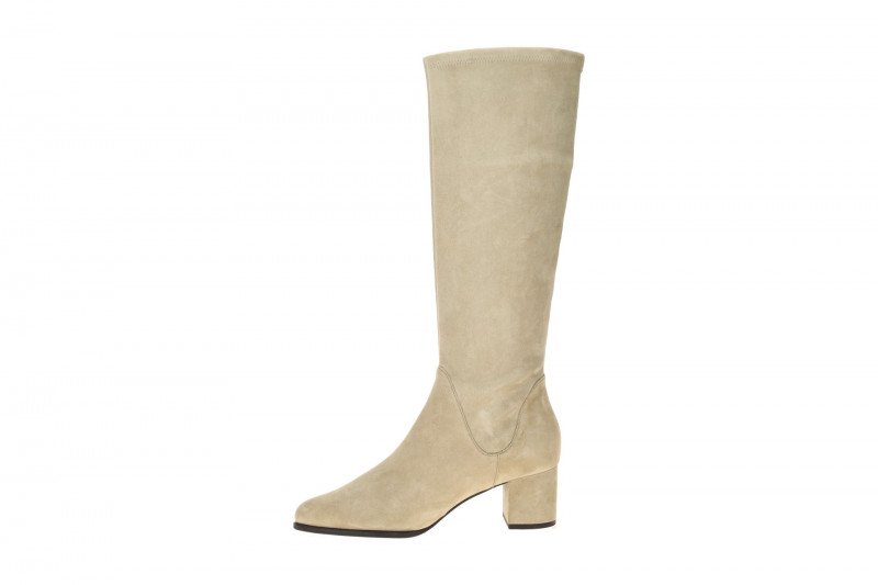 Peter Kaiser Langschaftstiefel beige Stretch 75526