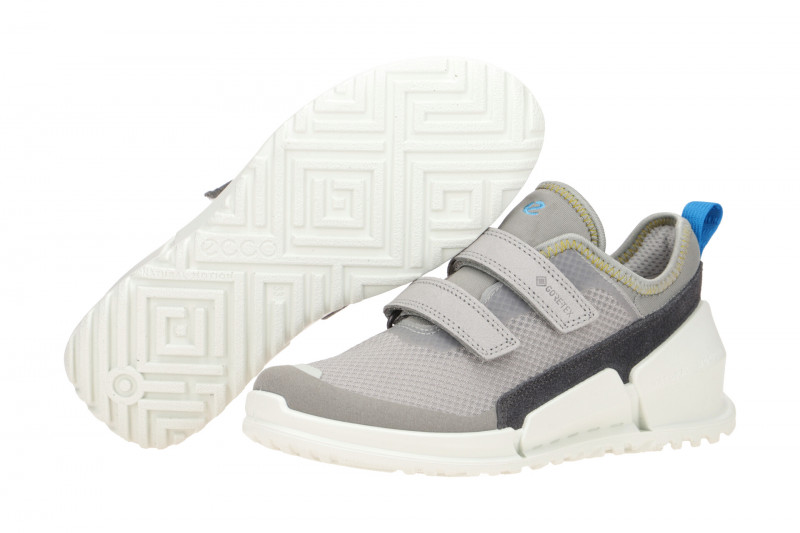 Ecco Biom Kinderschuhe grau Klett GORE-TEX 711732