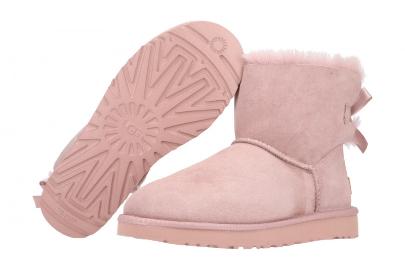 UGG Stiefel pink dusk Mini Bailey Bow II