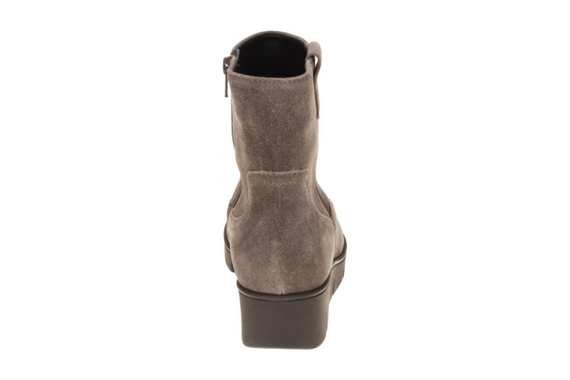 Gabor Keil Stiefel grau taupe Velour 8005.01.002
