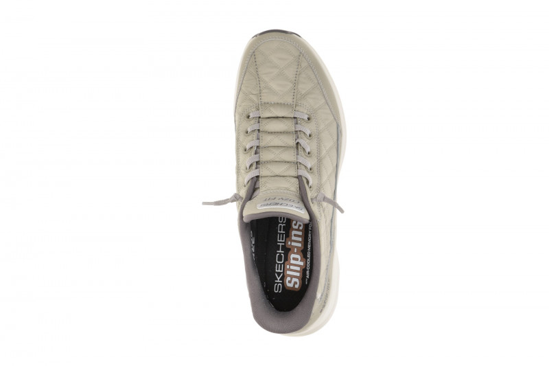 Skechers Contour Foam Schuhe grau tan Slip-Ins 232619