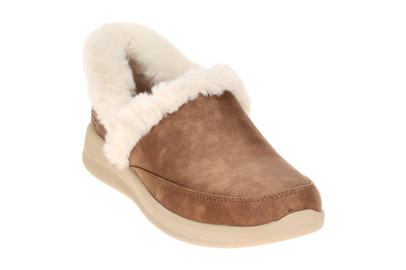 Skechers Cosy Escape Slipper Schuhe braun Slip Ins