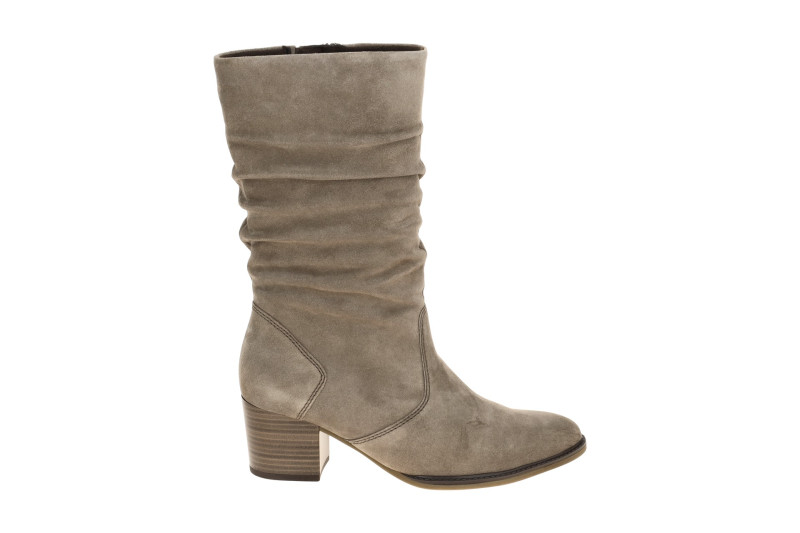 Gabor Stiefel grau Mid Rise gerafft 8041.02.001