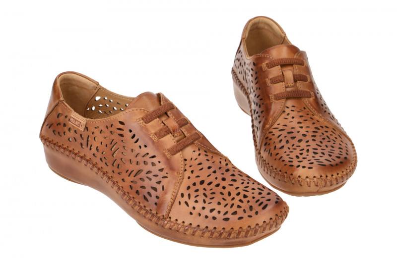 Pikolinos Vallarta Slipper braun gelocht 655-4783