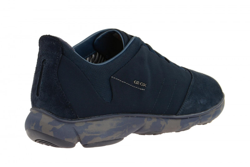 Geox Nebula Schuhe blau camouflage Sohle U52D7B 01122 C4064