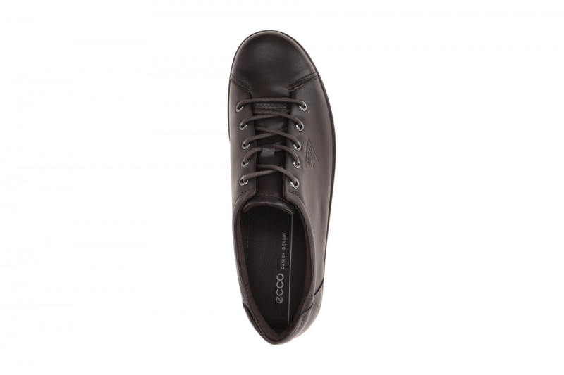 Ecco Soft 2 Schuhe braun mocha Schnürer 206503