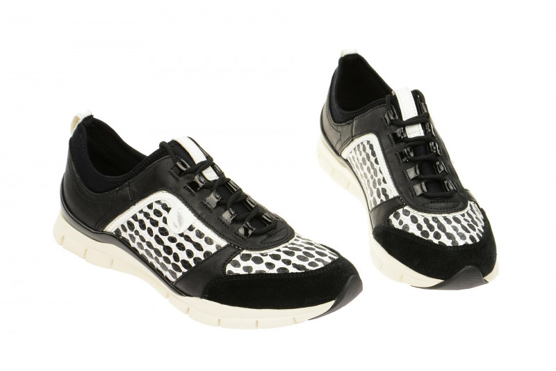 Geox Sukie Schuhe schwarz weiß D52F2B