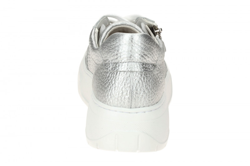 Gabor Schuhe Plateau Sneakers silber metallic 63.220.61