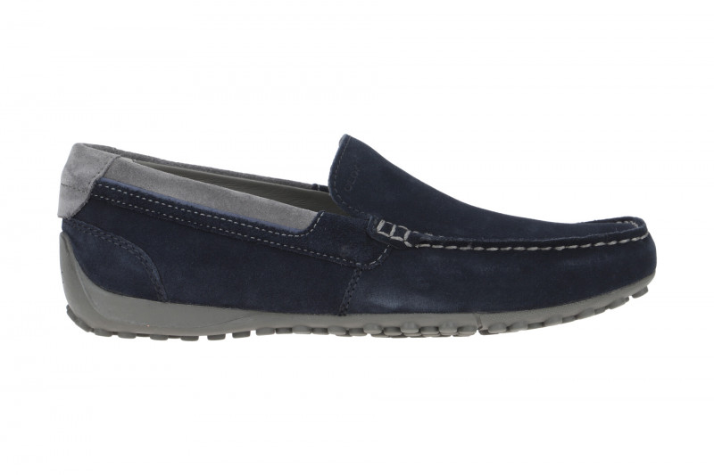 Geox Snake Mokassin Schuhe blau navy U0207B