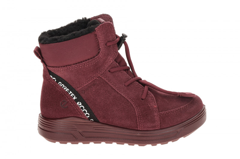 ecco Urban Kinderstiefel dunkelrot Warmfutter GORE-TEX