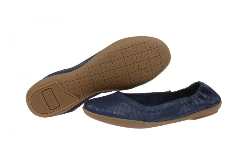 camel active Ballerinas Bamboo blau 800.70.11