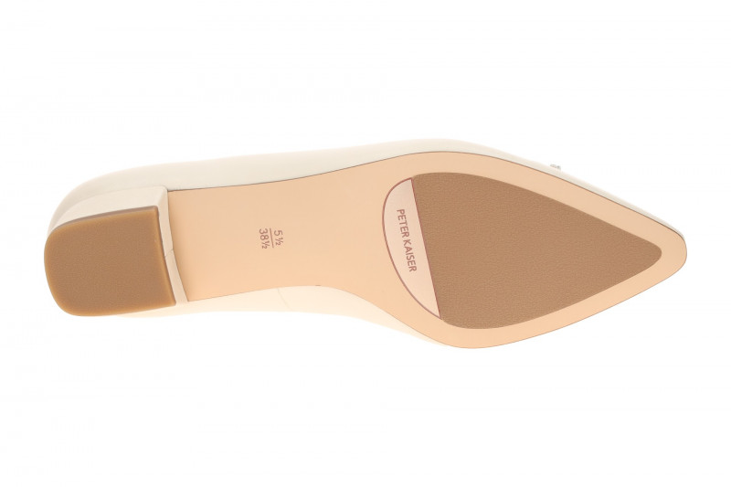Peter Kaiser Pumps weiß offwhite Nappa Schleife 72241