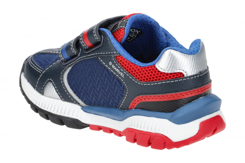 Geox Tuono Kinder Schuhe blau navy Spider-Man J35AXB