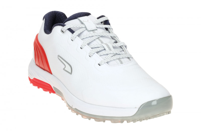 Puma Alphacat Nitro Schuhe weiß rot Golfschuhe 378692