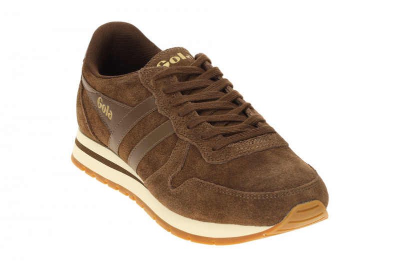Gola Daytona Schuhe Sneakers braun Herren Velour CMB910DT