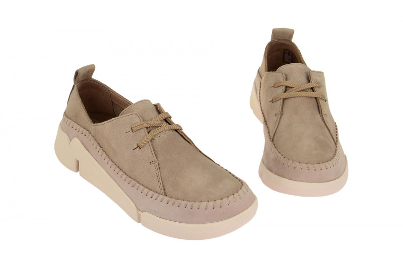 Clarks Tri Angel Schuhe grau taupe