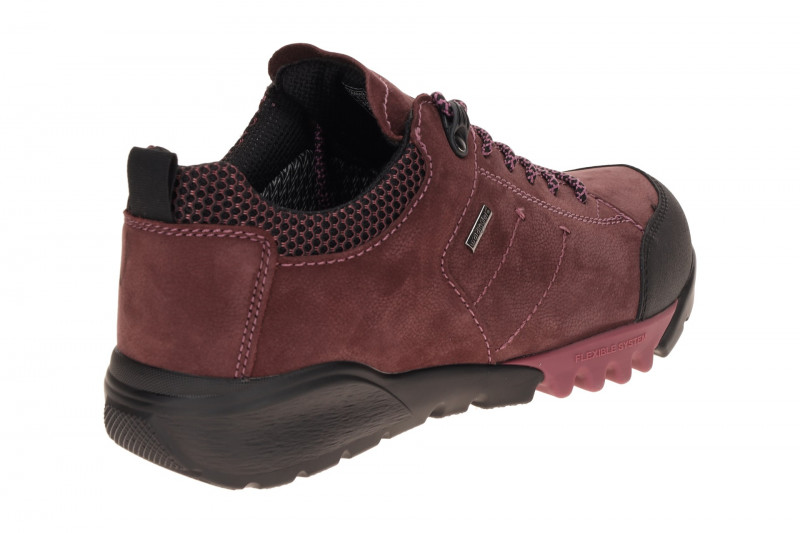 Waldläufer Amiata Schuhe rot berry H-Weite wasserdicht