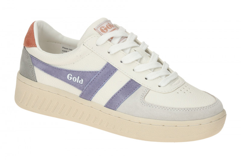 Gola Grandslam Trident Schuhe Sneakers weiß violett CLA415