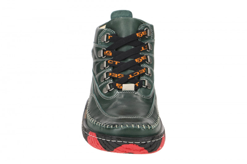 Eject Newject Stiefelette grün Schurwollfutter 6756