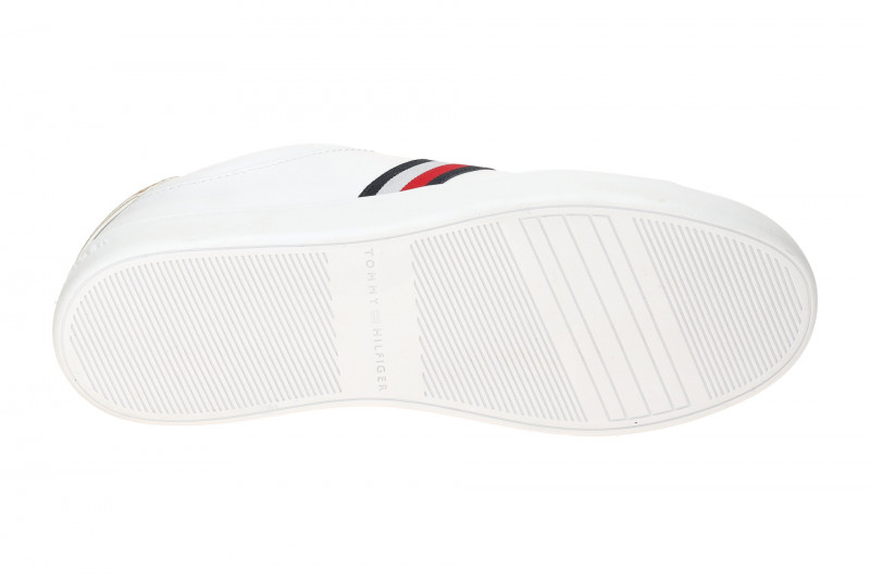 Tommy Hilfiger Schuhe Essential Court Sneakers weiß Damen Streifen