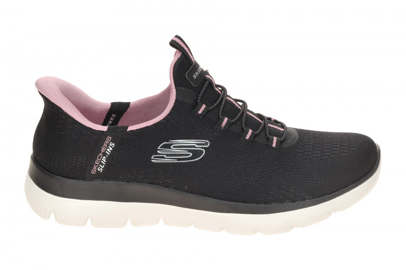 Skechers Summits Schuhe schwarz rosa SLIP-INS 150284